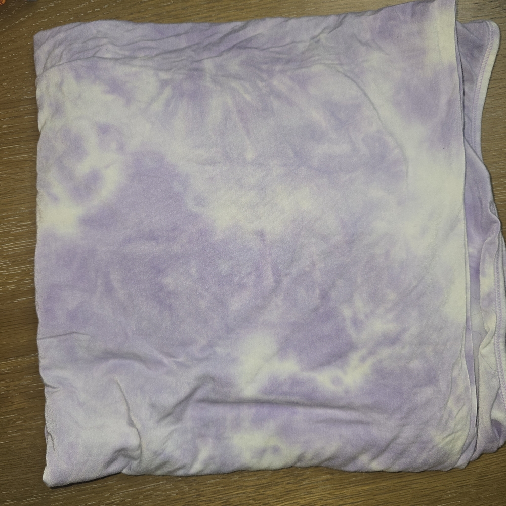 Purple Tie-Dye Blanket